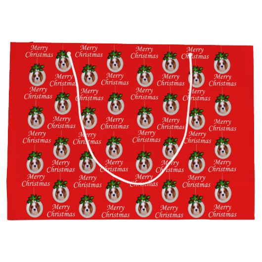 キャリバリーキングシャルルメリークリスマス抱き枕 ラージペーパーバッグ (裏面)