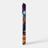 キャリバリーキングチャールズのステンドグラスのハロウィーン iPhone 15ケース (左側面)