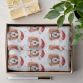 キャリバリーキングチャールズスパニエル犬ドッグブリードクリスマス 薄葉紙 (ギフト)