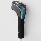 キャリバリーキングチャールズスパニエル犬犬が断崖で泳いでいる ゴルフヘッドカバー (アングル)