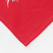 キャリバリーキングチャールズスパニエル犬 フリースブランケット (角)