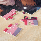 キャリバリーキングチャールズパステルクリスマスプレゼント ジグソーパズル (側面)