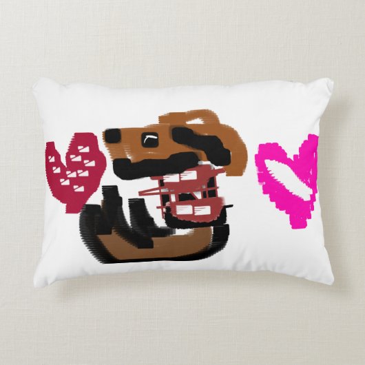 キャリバリーキングチャールズ可愛い アクセントクッション (正面)