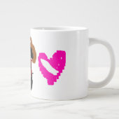 キャリバリーキングチャールズ可愛い ジャンボコーヒーマグカップ (右)