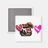 キャリバリーキングチャールズ可愛い マグネット (正面/裏面)