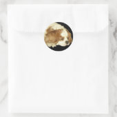 キャリバリーキングチャールズ眠る ラウンドシール (バッグ)