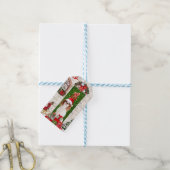 キャリバリーキングドッグクリスマス ギフトタグ (より糸付き)