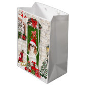 キャリバリーキングドッグクリスマス ミディアムペーパーバッグ (裏面アングル)