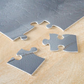 キャリバリーキング雪のクリスマスブラシを許可 ジグソーパズル (側面)