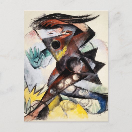 キャリバン – 「テンペスト」のフィギュア ポストカード (正面)