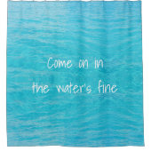 キャリビーン水シャワーカーテン シャワーカーテン (正面)