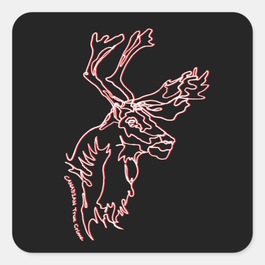 キャリーボウデザイン スクエアシール (正面)