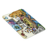 キャリ遊ー・マイケルの猫種パスファインダー マグネット (右側)