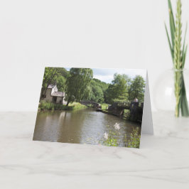 キャルドン運河コンサル スタッフォードシャー サンキューカード