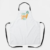 キャロおもしろいットプンアートフードジョーク人参アートデザイン エプロン (正面)