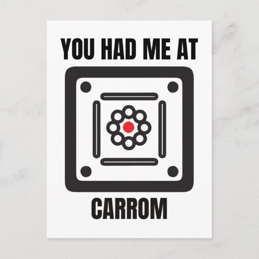 キャロおもしろいム板プレーヤー ポストカード (正面)