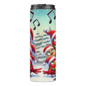 キャロおもしろいルを歌うクリスマスの鳥 タンブラー (裏面)