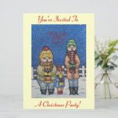 キャロおもしろいル歌手のクリスマスシーン 招待状 (スタンド正面)