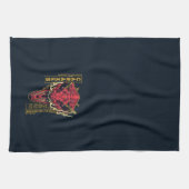 キャロックスヘッド辰年 | 恭喜發財 キッチンタオル (横)