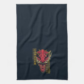 キャロックスヘッド辰年 | 恭喜發財 キッチンタオル (縦)