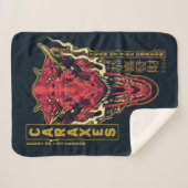 キャロックスヘッド辰年 | 恭喜發財 シェルパブランケット (正面(横))