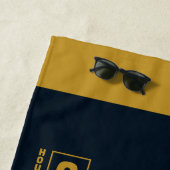 キャロックスヘッド辰年 | 恭喜發財 ビーチタオル (インサイチュ)