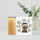 キャロックールトスムージーレシピ ポストカード (スタンド正面)