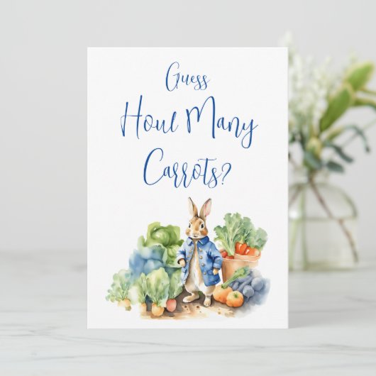 キャロットがいくつサインを推測 招待状 (スタンド正面)