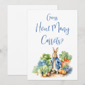 キャロットがいくつサイン 招待状 (正面/裏面)