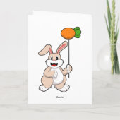 キャロットを風船にしたウサギ.PNG カード (裏面)