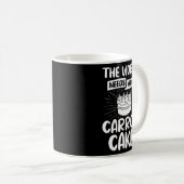 キャロットケーキレシピカップケーキパイグルテンフリービーガン コーヒーマグカップ (正面右)