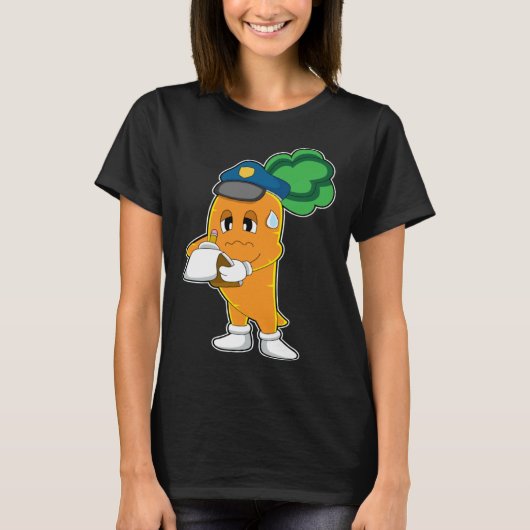 キャロットコップチケット警察 Tシャツ (正面)
