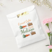 キャロットレイヤーケーキスライスベーカリーカフェパティシエ フェイバーバッグ (封をした状態)