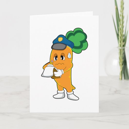 キャロット交通違反取締官 駐車券 カード (正面)