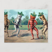 キャロビクトリアンツの遊ホッケーはがき ポストカード (正面)