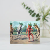 キャロビクトリアンツの遊ホッケーはがき ポストカード (スタンド正面)