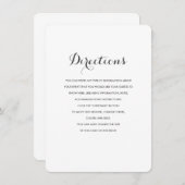 キャロライナのウェディング挿入 エンクロージャーカード (正面/裏面)