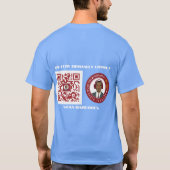 キャロライナブルー Tシャツ (裏面)