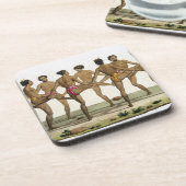 キャロラインの島民のダンスは、「Leからの22をめっきします コースター (左側)