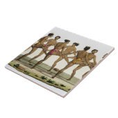 キャロラインの島民のダンスは、「Leからの22をめっきします タイル (側面)