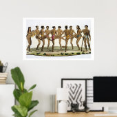 キャロライン島民のダンス、プレート22から'Le ポスター (ホームオフィス)