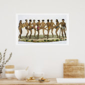 キャロライン島民のダンス、プレート22から'Le ポスター (キッチン)