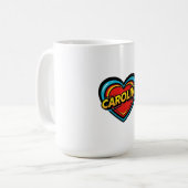 キャロライン愛 コーヒーマグカップ (正面左)