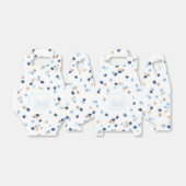 キャロライン水の色のドットバウンスハウスフェイスボックス フェイバーボックス (折り畳みなし)