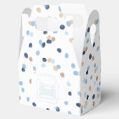 キャロライン水の色のドットバウンスハウスフェイスボックス フェイバーボックス (オープン)