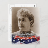 キャロライン・ハリソン米国大統領夫人 ポストカード (正面/裏面)