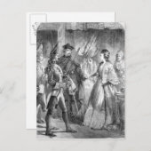 キャロライン・マティルダの逮捕 ポストカード (正面/裏面)