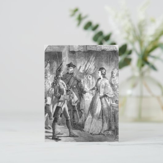 キャロライン・マティルダの逮捕 ポストカード (スタンド正面)