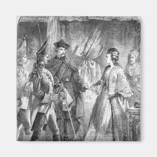 キャロライン・マティルダの逮捕 マグネット (正面)