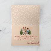 キャロリングする子供たちメリークリスマスカード シーズンカード (内部)